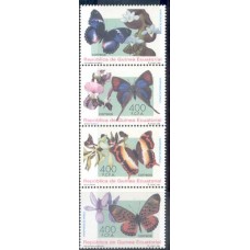 Guiné Equatorial - Borboletas/Orquídeas(FAU-GEQ1)