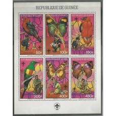 Guiné - Aves/Borboletas/Escotismo(PROMO014)