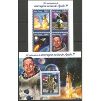Guiné-Bissau - 50 Anos Apollo 11 na Lua(TRAN-G064)