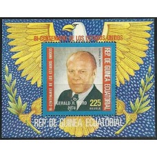 Guiné Equatorial - Bicentenério Independência USA(DIV151)