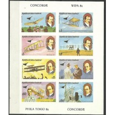Guiné Equatorial - Concorde/Irmãos Wright(TRAN-G062)