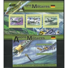 Guiné - Aviões Militares Alemºes(TRAN-G035)