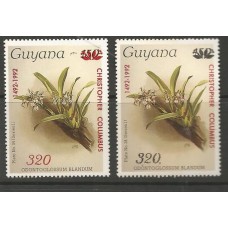 Guyana - Orquídeas/Cristãvão Colombo(FLO-GUY31)
