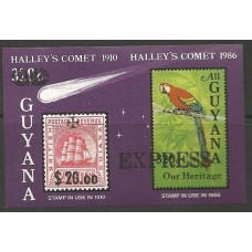 Guyana - Ave/Cometa Halley(FAU-GUY5)