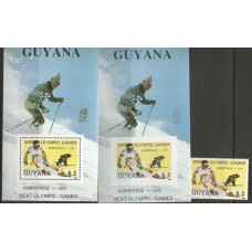 Guyana - Olimpíadas Inverno AlbertVille 92(ESP151G)