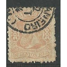 56 - D.Pedro II - 200 Réis Cabeça Grande Carimbado(I054) 56 - D.Pedro II - 200 Réis Cabeça Grande Carimbado(I054)