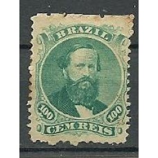 27A - D.Pedro II - 100 Réis picotado(I028) 27A - D.Pedro II - 100 Réis picotado(I028)