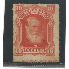 37L - D.Pedro II - Barba Branca Percê - 10 R. com Legenda(I041A) 37L - D.Pedro II - Barba Branca Percê - 10 R. com Legenda(I041A)