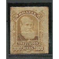 44 - D.Pedro II - Barba Branca Percê - 300 Réis(I047) 44 - D.Pedro II - Barba Branca Percê - 300 Réis(I047)