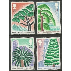 Inglaterra - 1464/7 - 150 Anos Jardim Botºnico de Kew