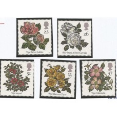 Inglaterra - 1551/5 - Flores/Variedades de Rosas