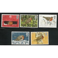 Inglaterra - 1842/6 - Aves/Christmas