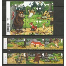 Inglaterra - 4872/7+F4878 - The Gruffalo