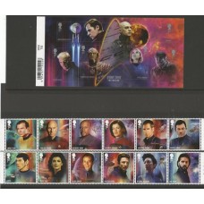 Inglaterra - 5095/106 + F5107 - Star Trek