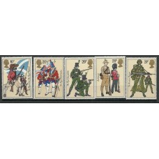 Inglaterra - 1094/8- Armas Britãnicas