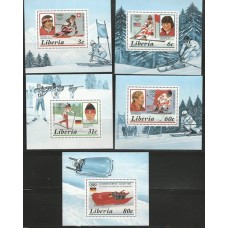 Liberia - Olimpíadas Inverno Calgary 1988(ESP275A)