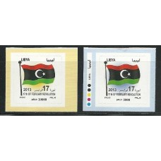 Libya - Bandeiras Adesivas(DIV-L012)