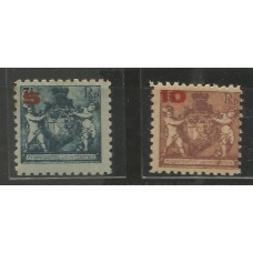 Liechtenstein - 61B/62B - Selos 1921 com Sobretaxa Liechtenstein - 61B/62B - Selos 1921 com Sobretaxa