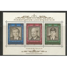Liechtenstein - Sucessão real(DIV-L033)
