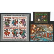 Madagascar - Olimpíadas Inverno Calgary 1988(ESP282D)
