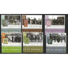 Isle of Man - 1638/43 - Selos e fotos do rei George V