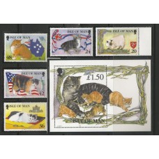 Isle of Man - 0705/9 + Bl.27 - Gatos
