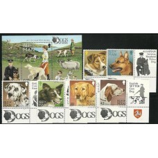 Isle of Man - 0732/7 + Bl.30 - Câes