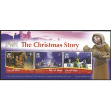 Isle of Man - Bloco 084 - Natal/História da Natividade