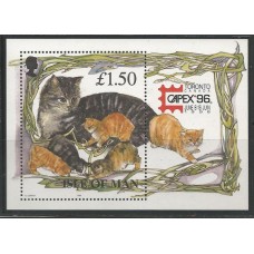 Isle of Man - Bloco 027 - Gatos