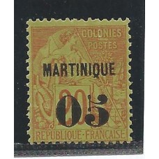 Martinique - 4 - Selo Colonias Francesas com Sobrecarga Martinique - 4 - Selo Colonias Francesas com Sobrecarga