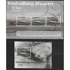 Micronésia - Dirigível Hindenburg(TRAN-M033A)