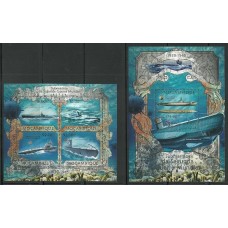 Moçambique - Submarinos da 2º Guerra Mundial(TRAN-M051)