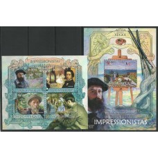 Moçambique - Pintores Impressionistas(DIV-M037)