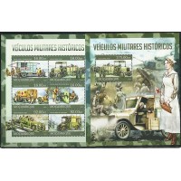 Moçambique - Veºculos Militares Históricos(TRAN-M054)