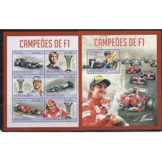 Moçambique - Campeoes da Fºrmula I(TRAN-M040)