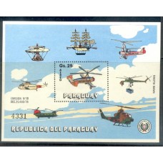 Paraguai - Dirigíveis e Helicópteros(TRAN-P007)