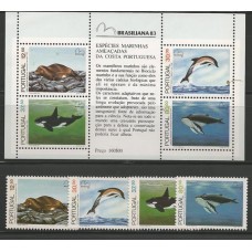 portugal - 1583/6 + Bl.42 - BRASILIANA83