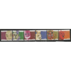 Portugal - 3045/50 - Mºscaras de Carnaval