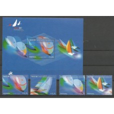 Portugal - 3153/8+Bl.260 - Campeonato de Esportes º Vela