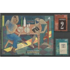 Portugal - 3984/5+F3986 - 100 Anos revista Orpheu