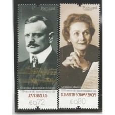 Portugal - 3987/8 - Grandes Mºsicos do Mundo