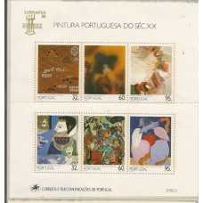 Portugal - Bloco 075 - Pintura Portuguesa do Sec.XX