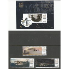 Portugal - 4786/8+F4789 - 100 Anos da 1º Travessia Aºrea do Atlºntico Sul