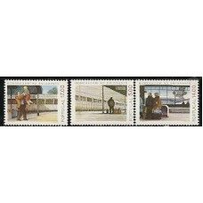 Portugal - 1413/5-Homenagem ao Emigrante