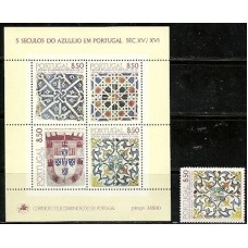 Portugal - 1529+Bl.34-Azulejos