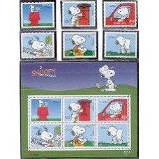 Portugal - 2443/8+Bl.170-Snoopy