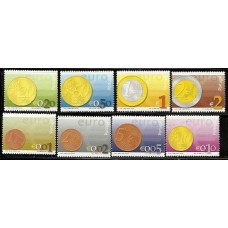 Portugal - 2540/7-Moedas de Euro portuguesas