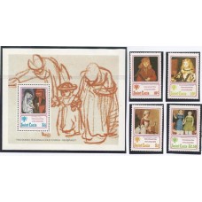 St.Lucia - Pinturas Famosas/Ano Int.da Crianéa(DIV-S289)