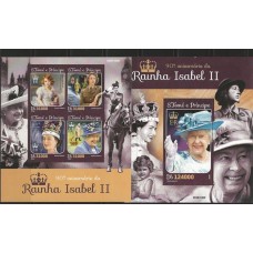 S.Tomé e Príncipe - 90 Anos da Rainha Elizabeth II(DIV-STP05)