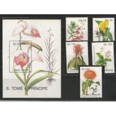 St.Tomé Príncipe - Flores/Orquídeas(PROMOFLO32)